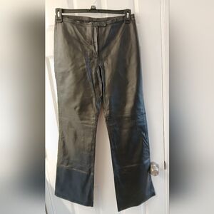 CAMI International Black Leather Pants - Size 8 (New Without Tags)